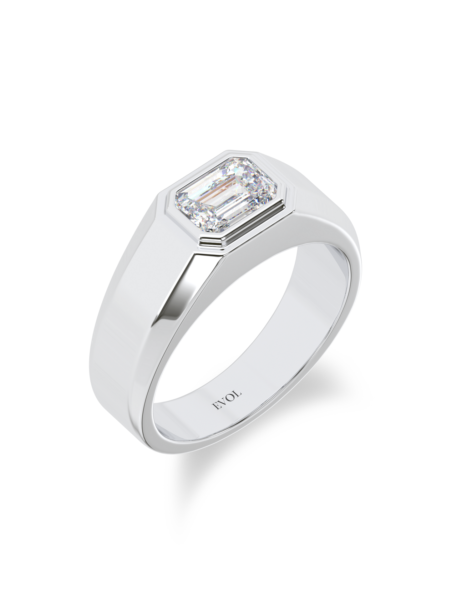 Elysian Men's Solitaire Diamond Ring