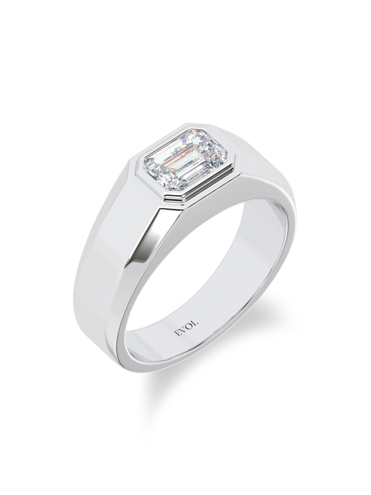 Elysian Men's Solitaire Diamond Ring