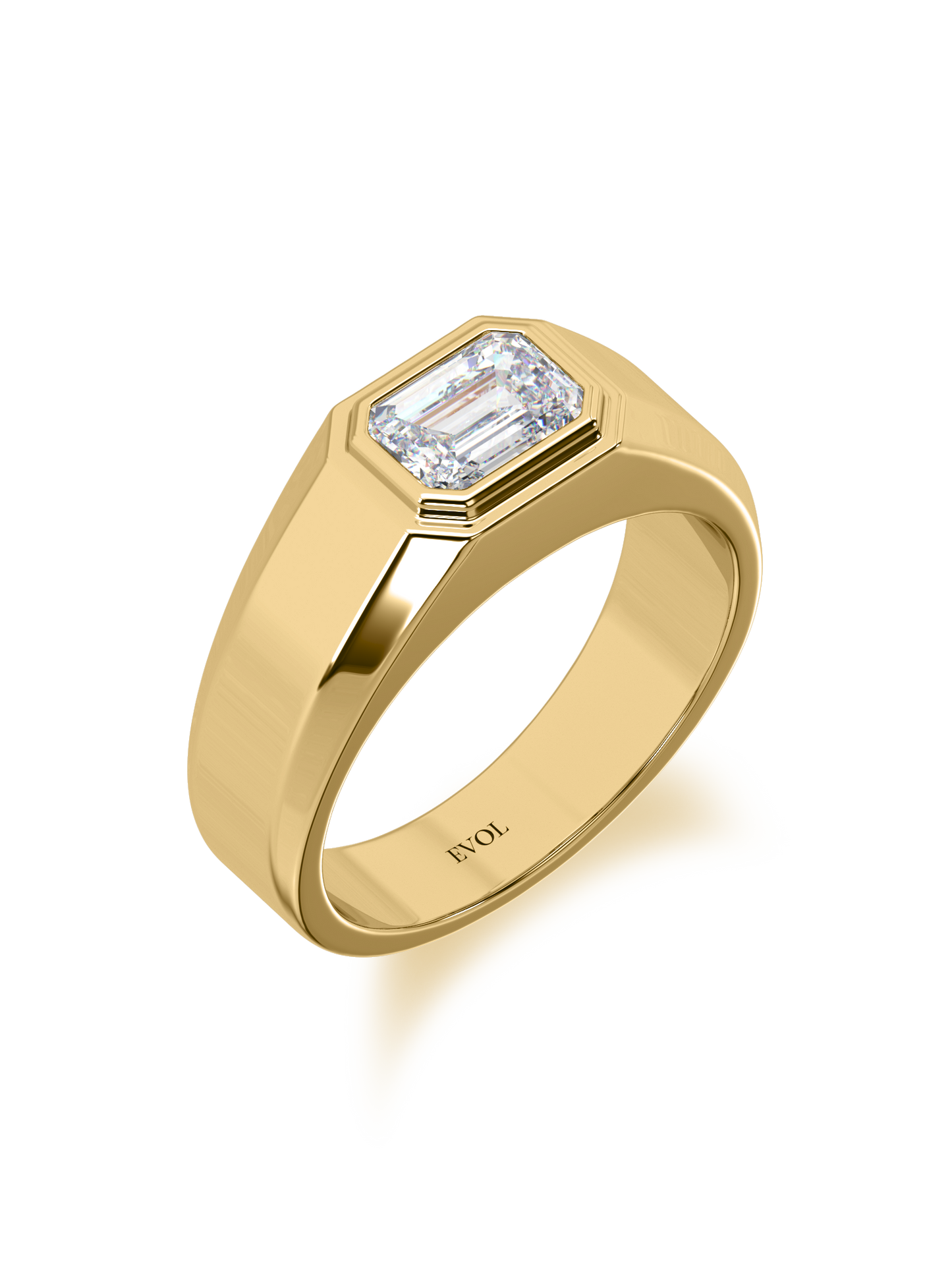 Elysian Single Diamond Ring for Men