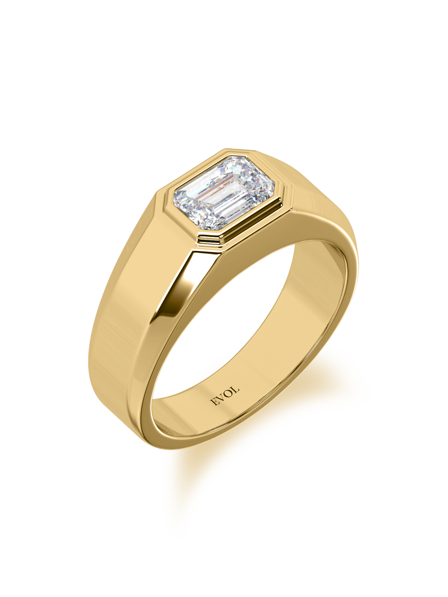 Elysian Single Diamond Ring for Men