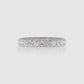 Whirlwind diamond eternity ring