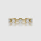 Petite solar diamond eternity ring