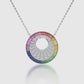 Rainbow Ferris Diamond Pendant