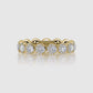 Moon shine diamond eternity ring