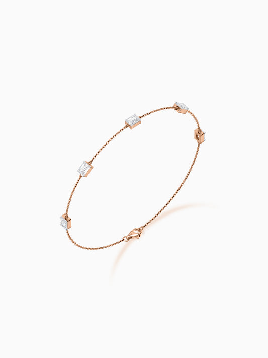 Radiant Cut Women's Diamond Bracelet