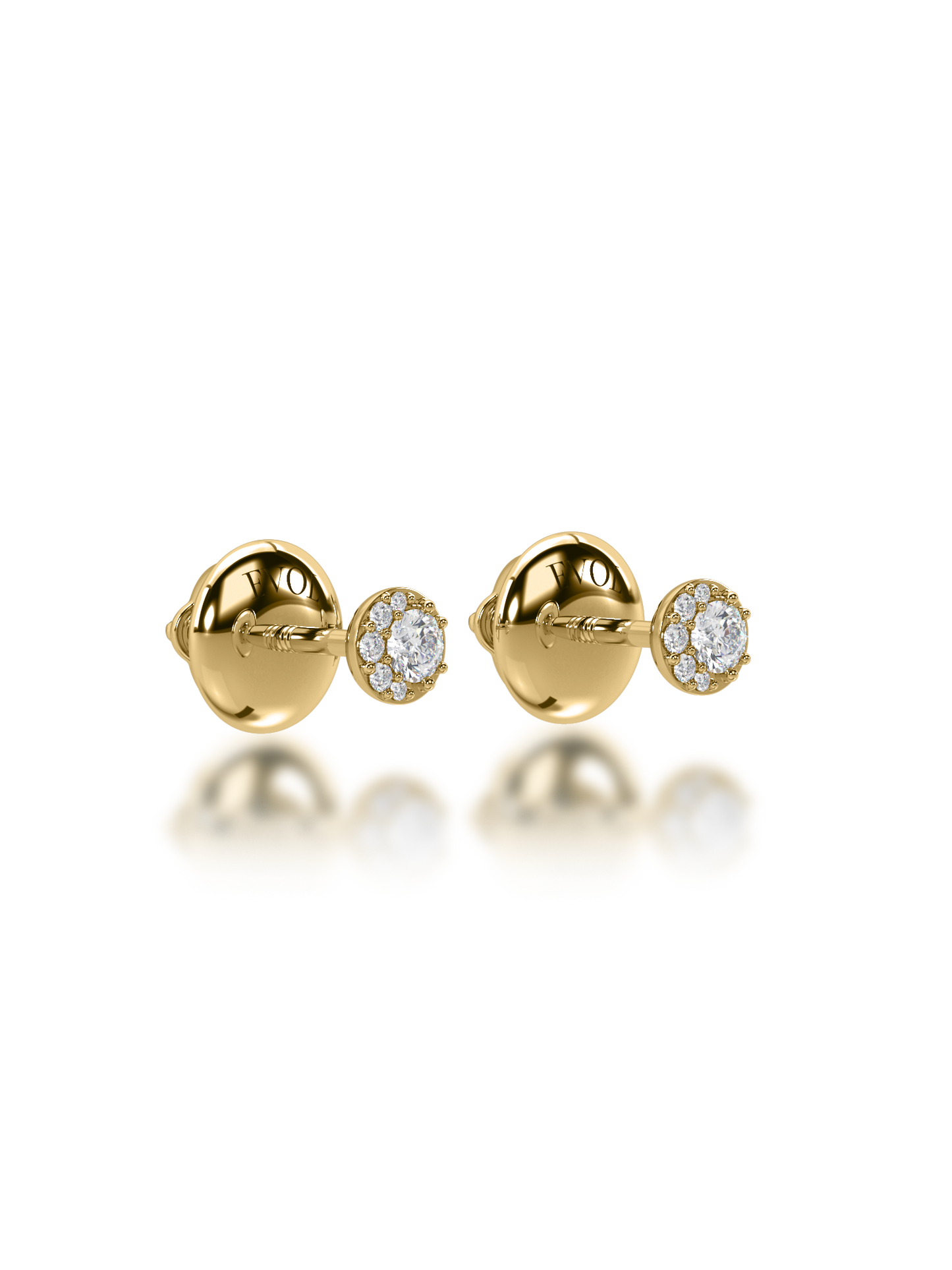 Round Shape Diamond Studs