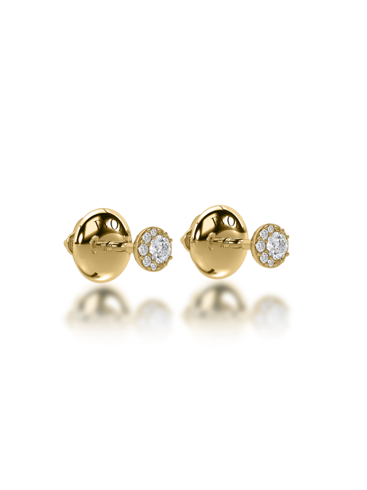 Round Shape Diamond Studs