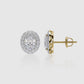 Bonita Diamond Halo Studs