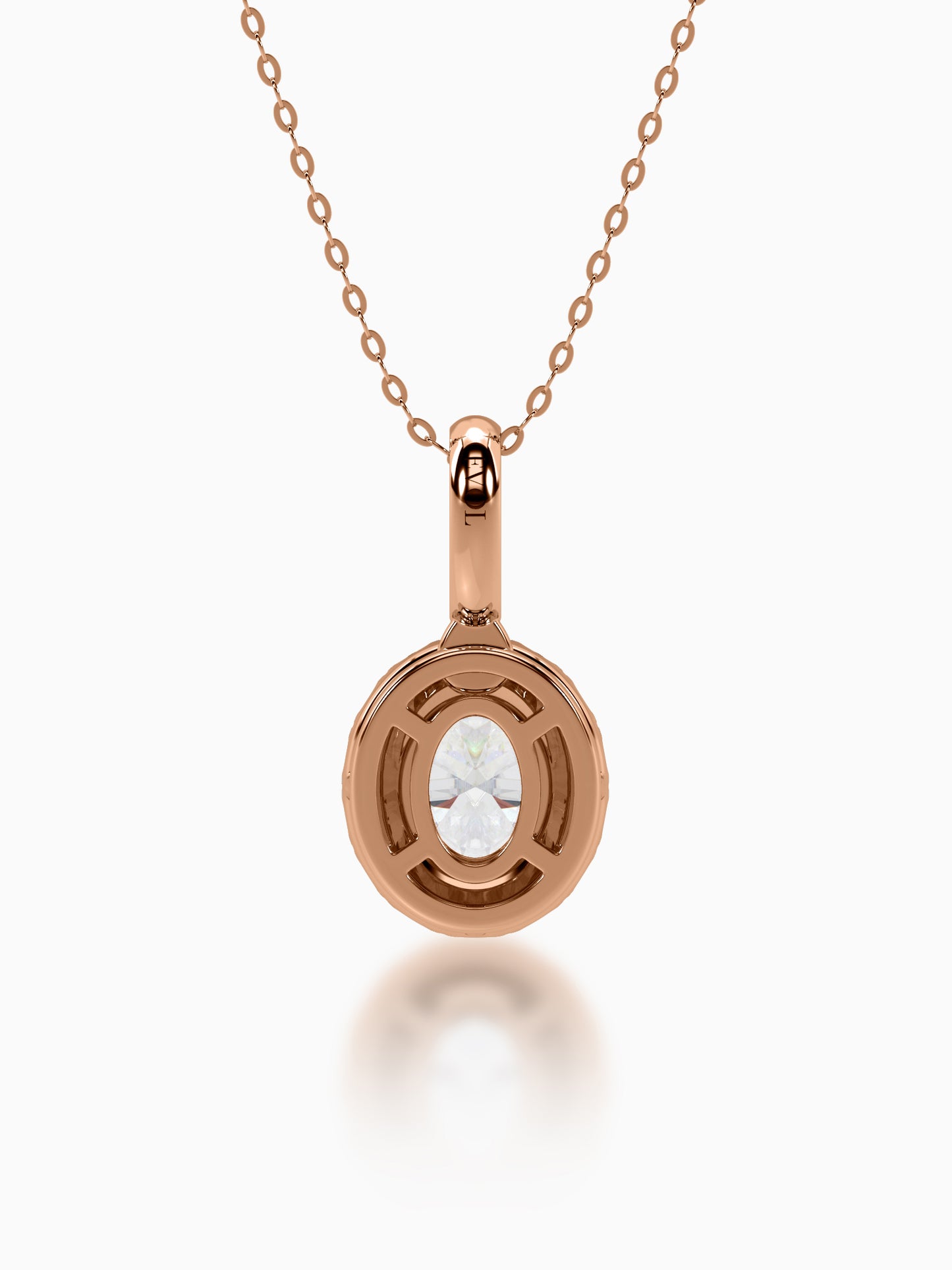 Davina Diamond Halo Pendant