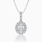 Davina Diamond Halo Pendant