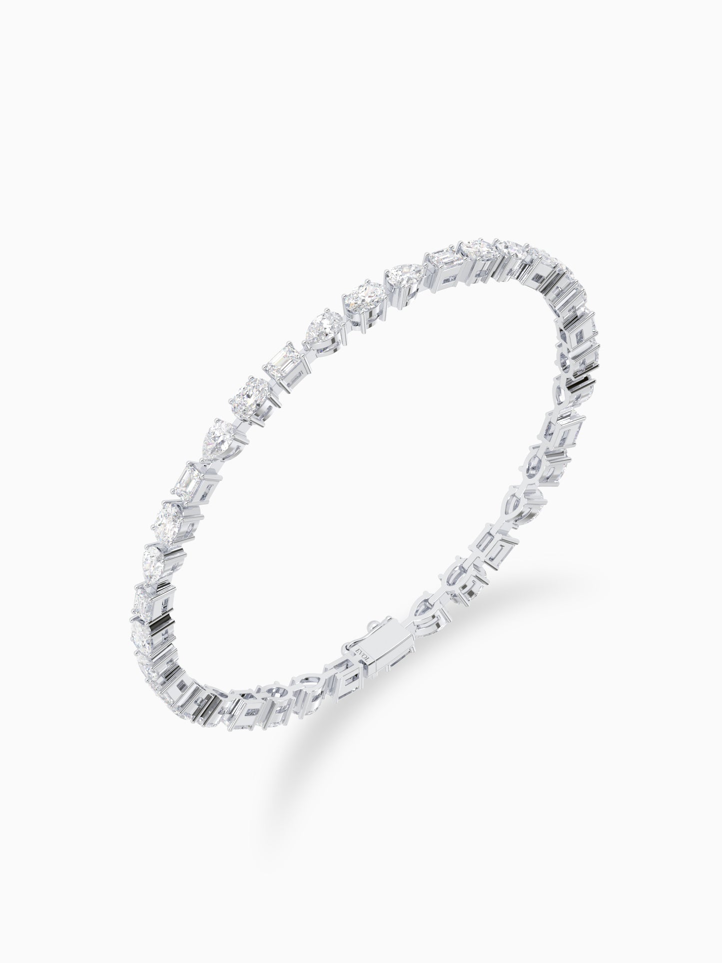 Poly Dazzle Diamond Tennis Bracelet