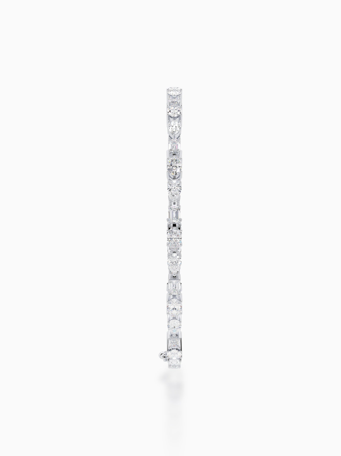 Poly Dazzle Diamond Tennis Bracelet