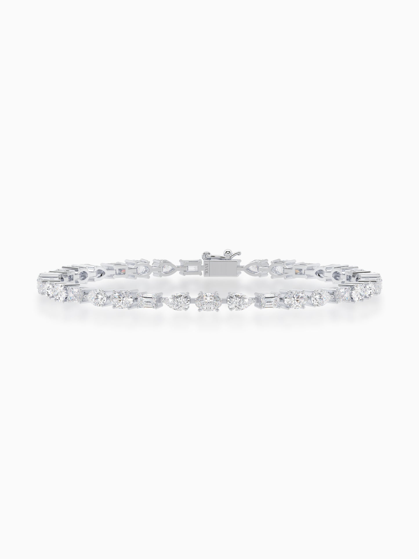 Poly Dazzle Diamond Tennis Bracelet