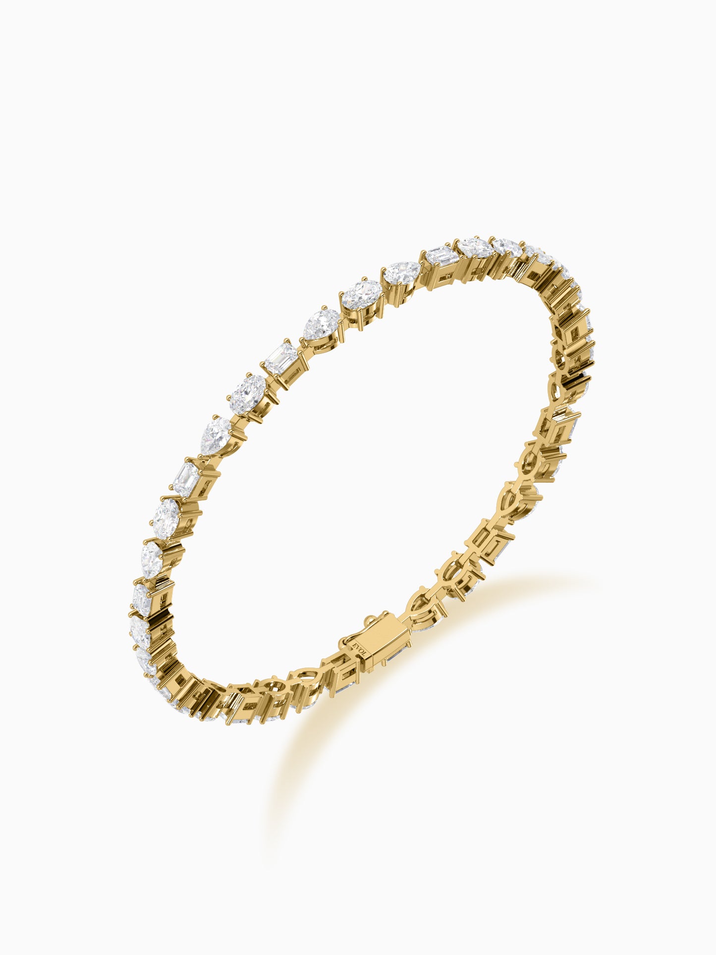 Poly Dazzle Diamond Tennis Bracelet