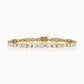 Poly Dazzle Diamond Tennis Bracelet