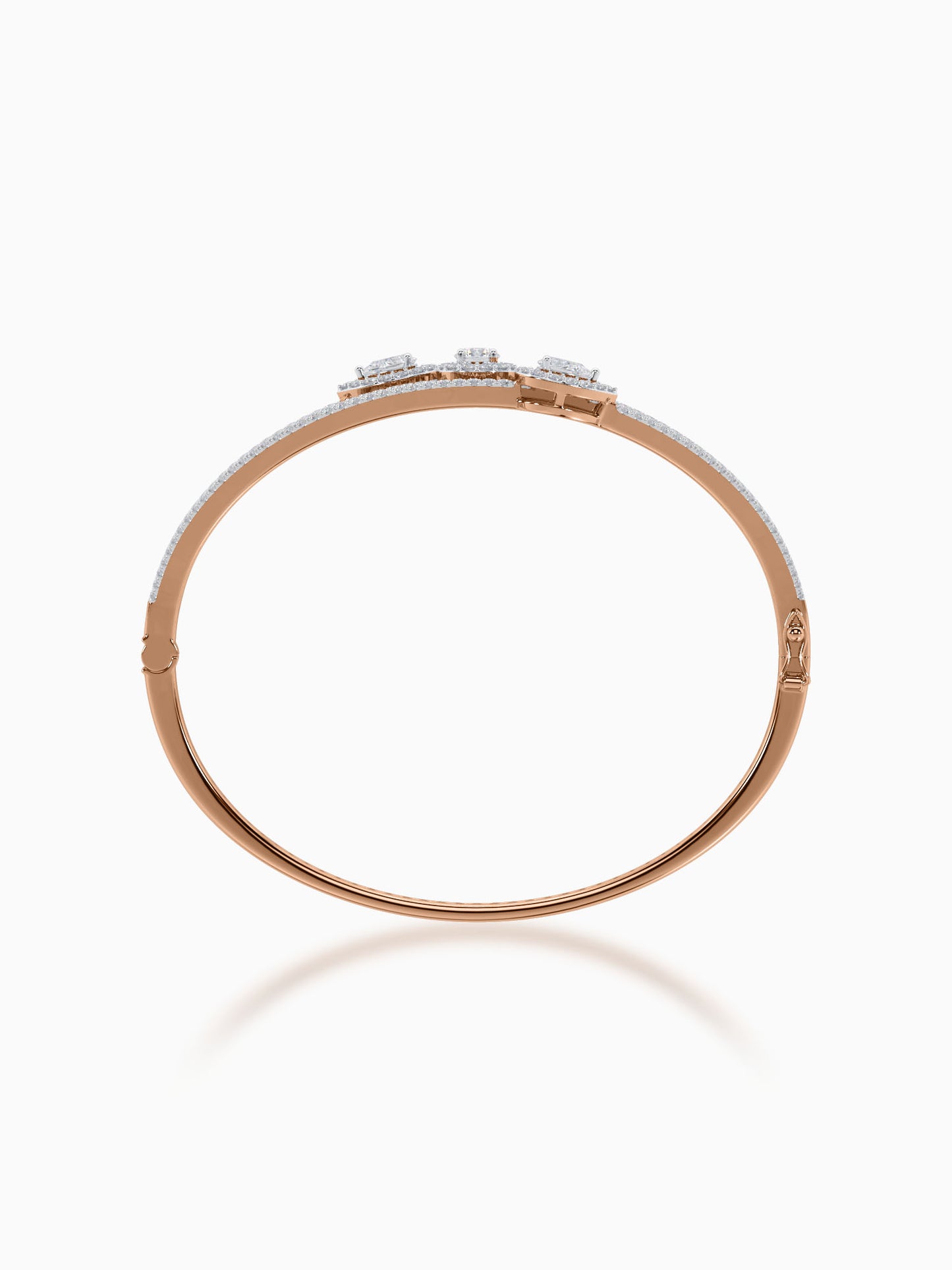 Trinity Diamond Bangle Bracelet