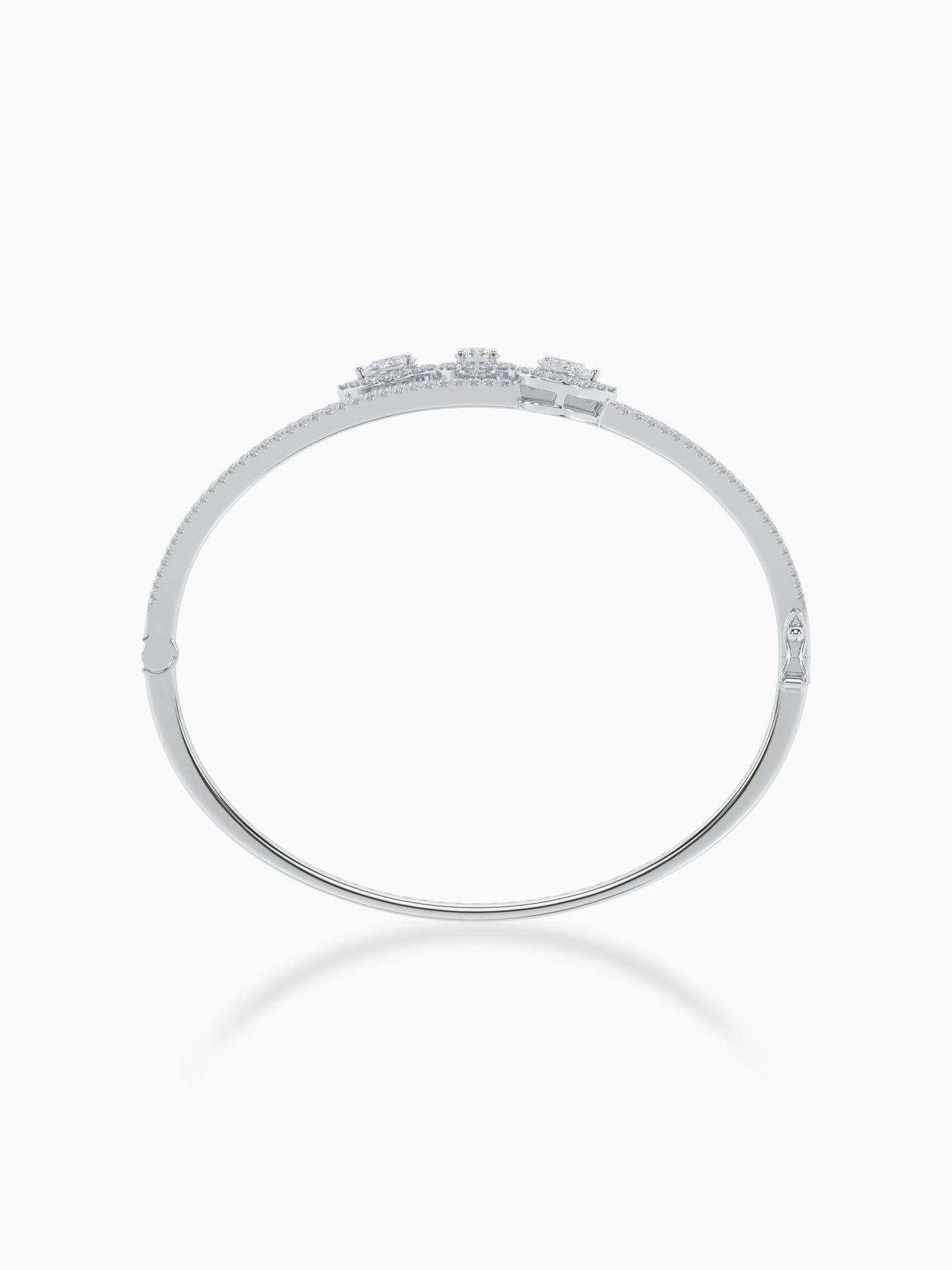 Trinity Diamond Bangle Bracelet