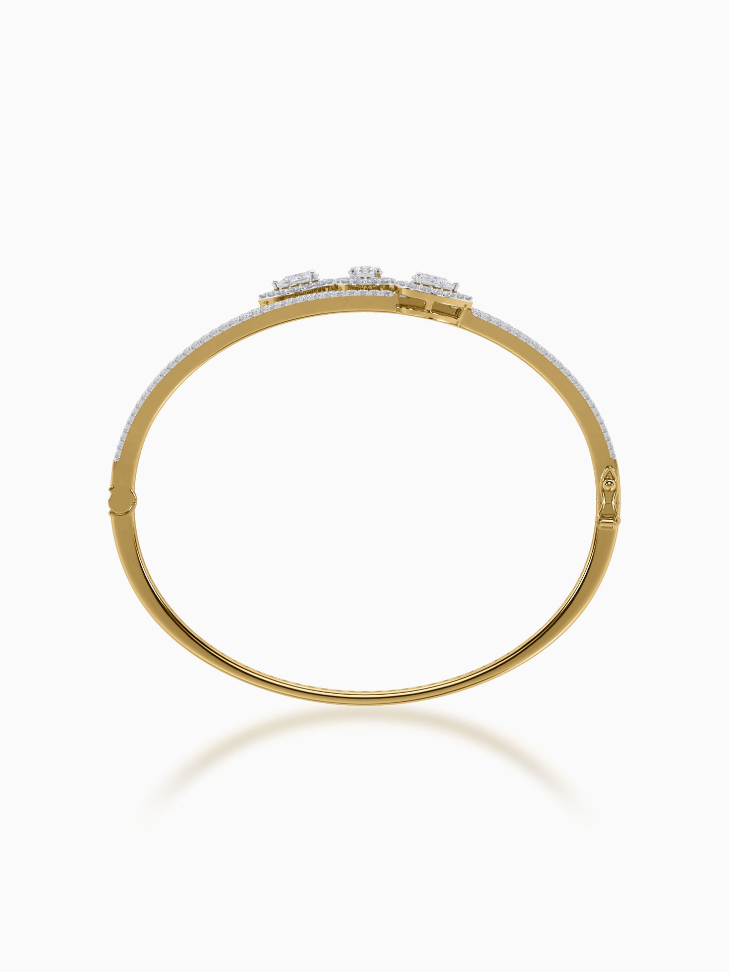 Trinity Diamond Bangle Bracelet