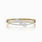 Trinity Diamond Bangle Bracelet