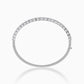 Sterling Diamond Bangle Bracelet