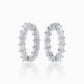 Stellar Diamond Hoop Earrings