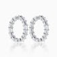 Stellar Diamond Hoop Earrings