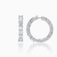 Stellar Diamond Hoop Earrings