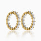 Stellar Diamond Hoop Earrings