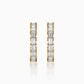 Stellar Diamond Hoop Earrings