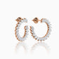 Twirl Diamond Earrings