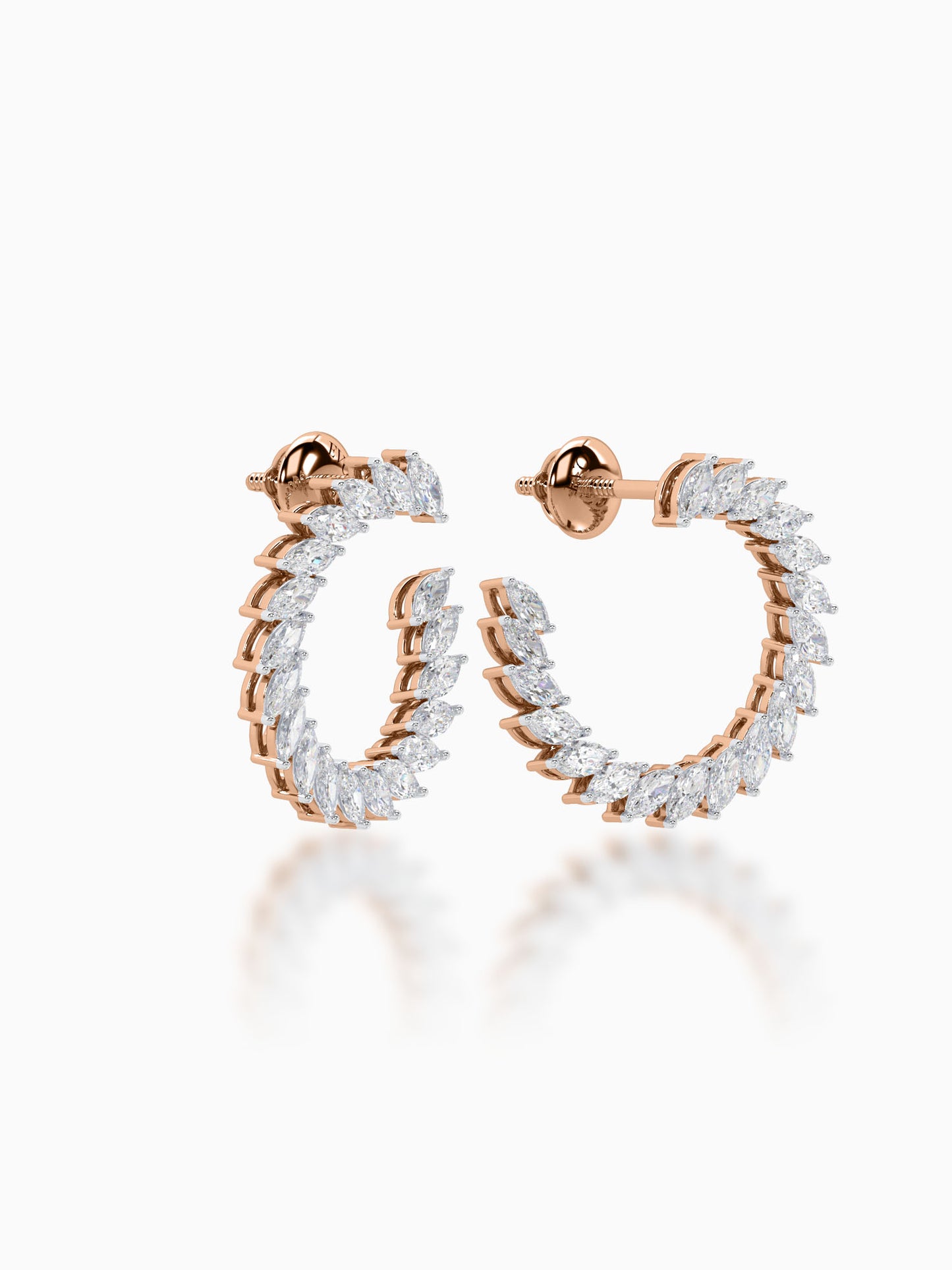 Twirl Diamond Earrings