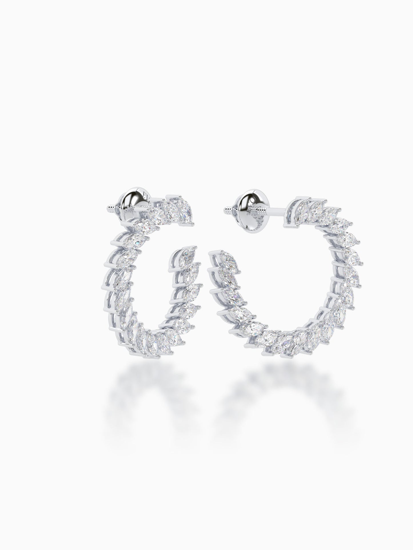 Twirl Diamond Earrings