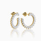 Twirl Diamond Earrings