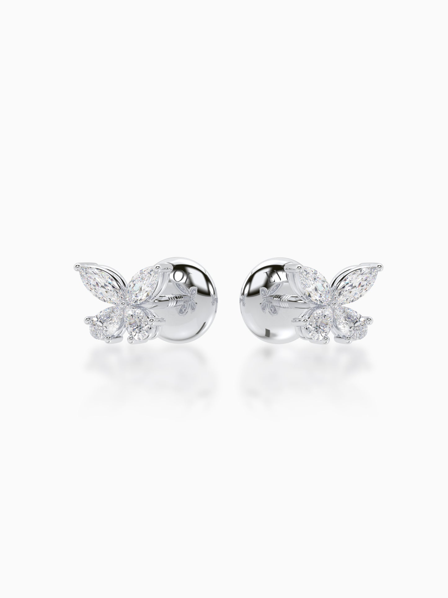 Butterfly Diamond Studs