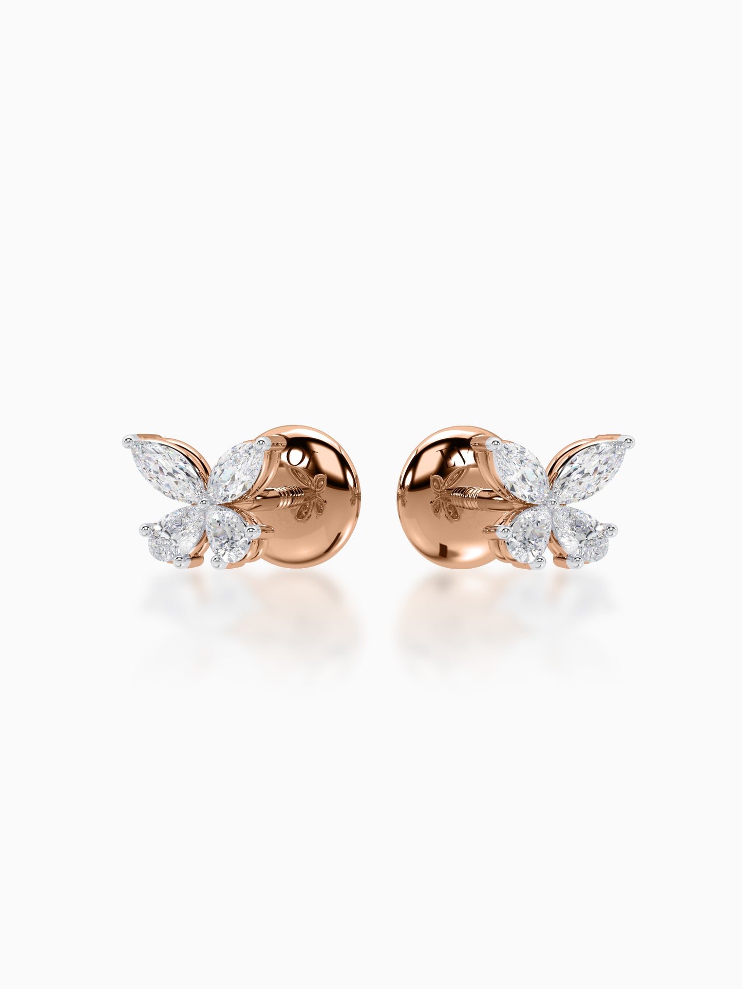 Butterfly Diamond Studs