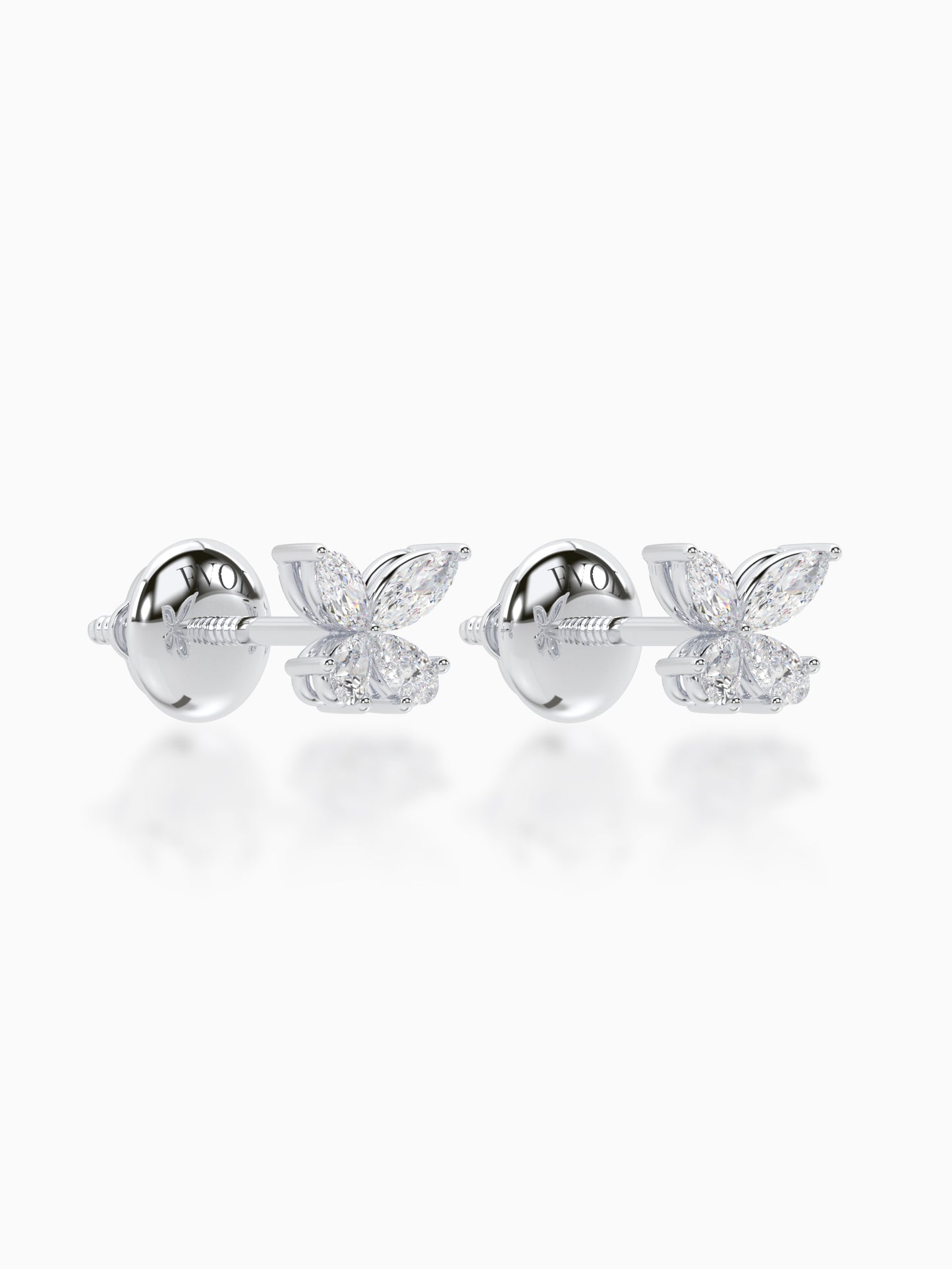 Butterfly Diamond Studs