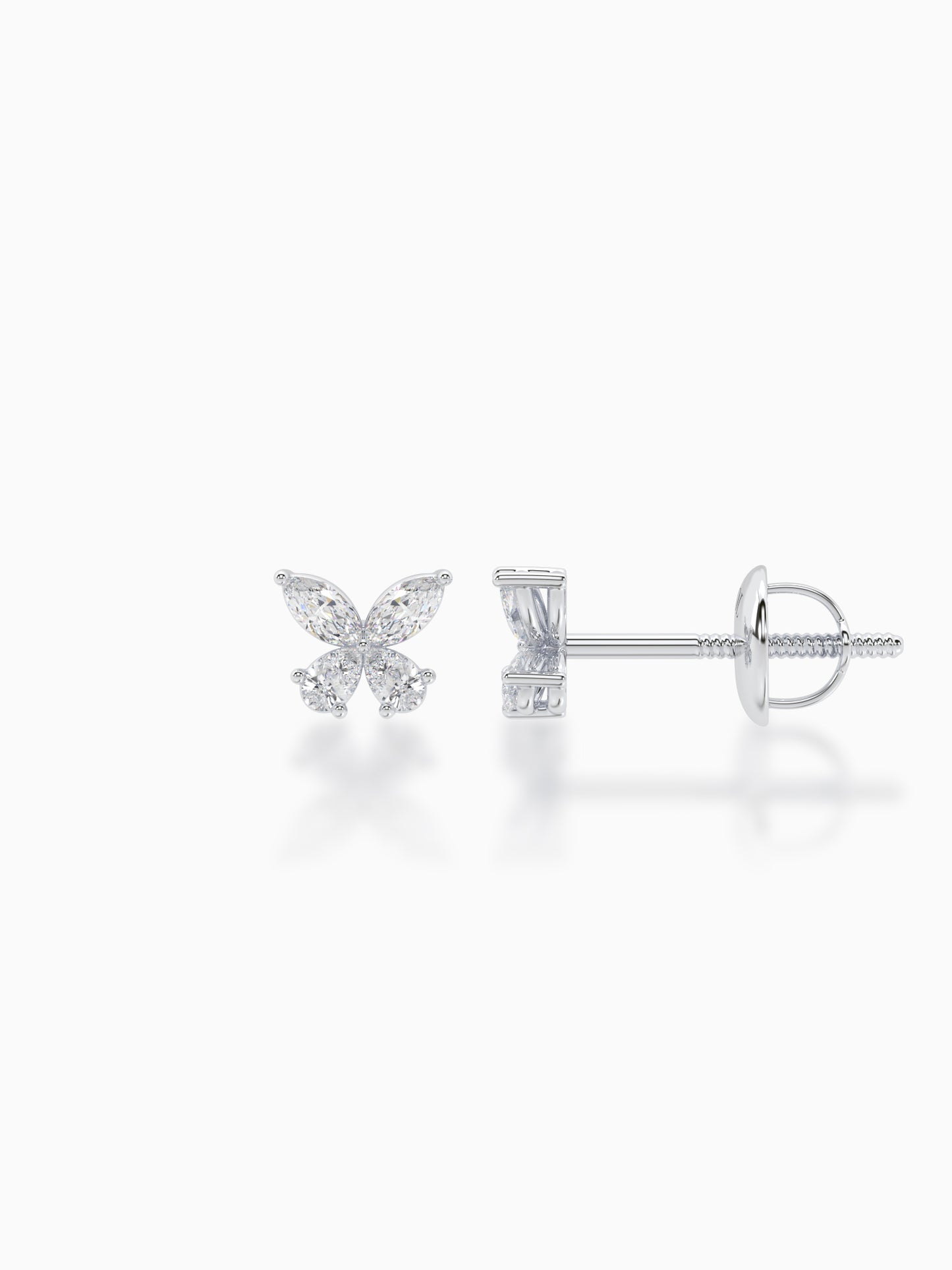 Butterfly Diamond Studs