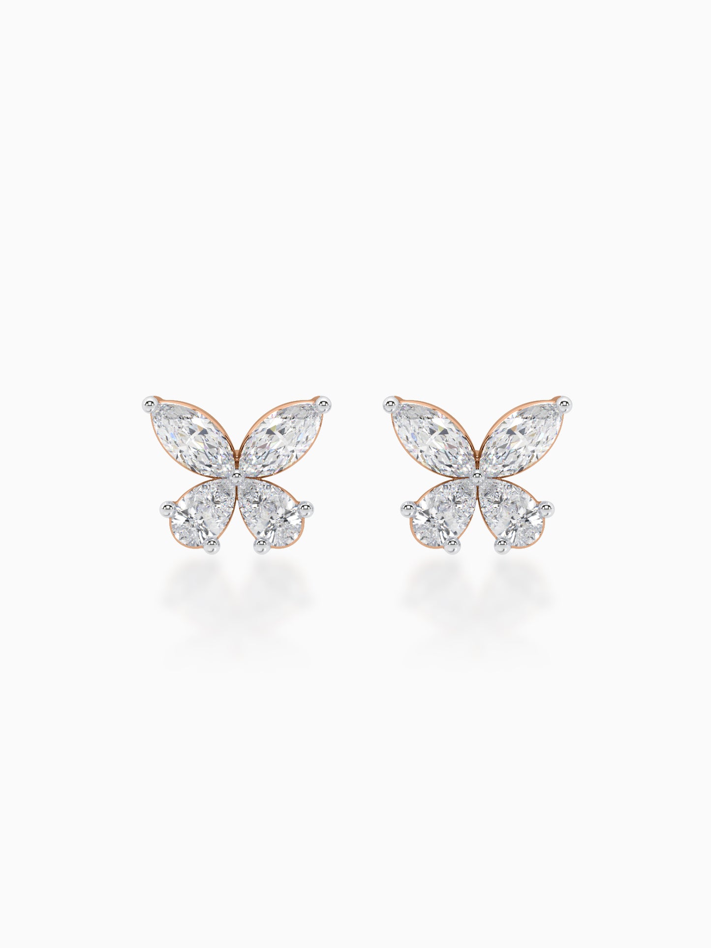 Butterfly Diamond Studs