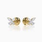 Butterfly Diamond Studs