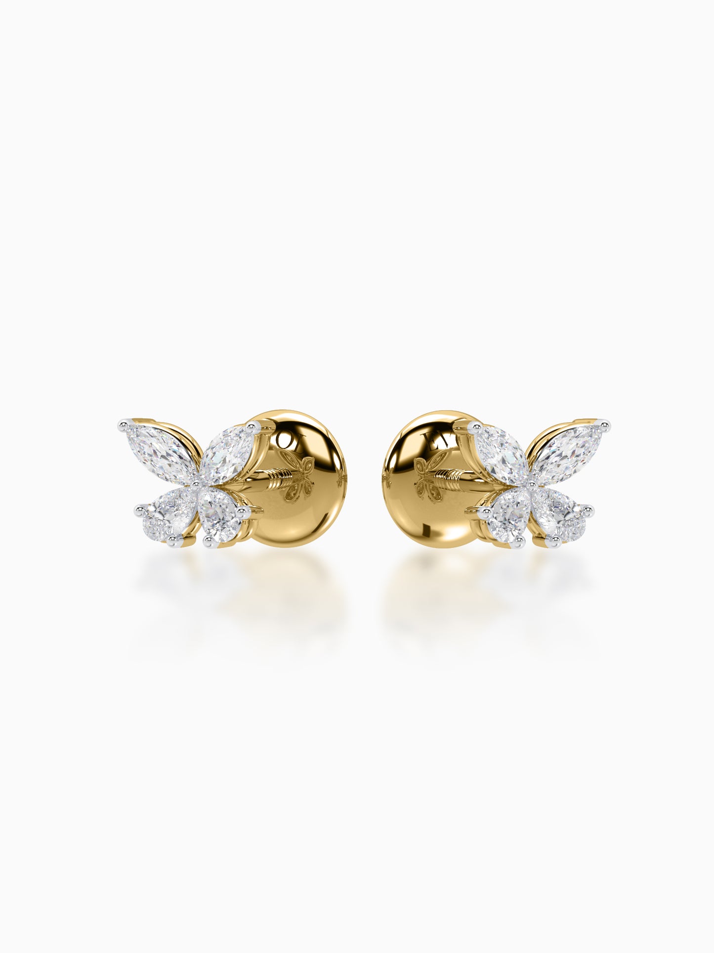 Butterfly Diamond Studs