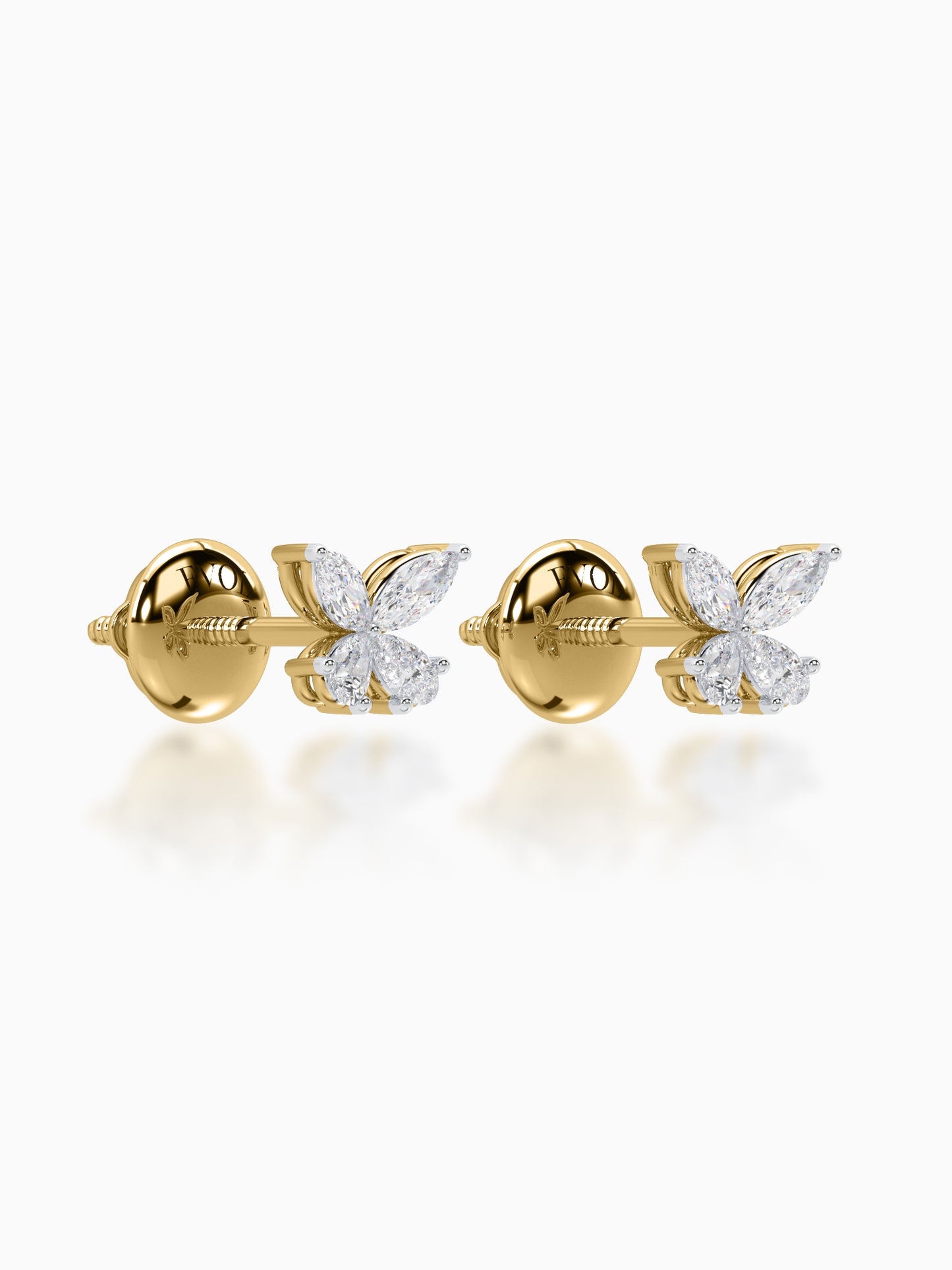 Butterfly Diamond Studs