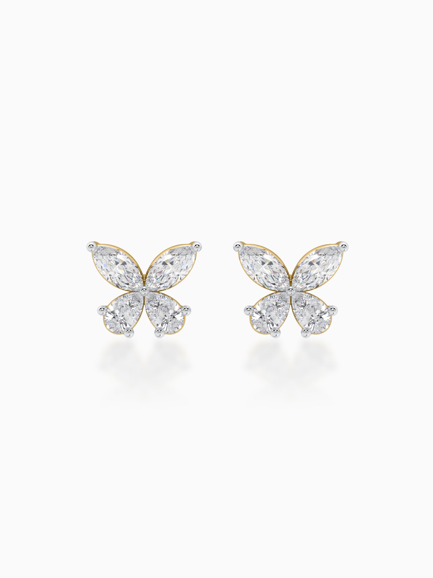 Butterfly Diamond Studs