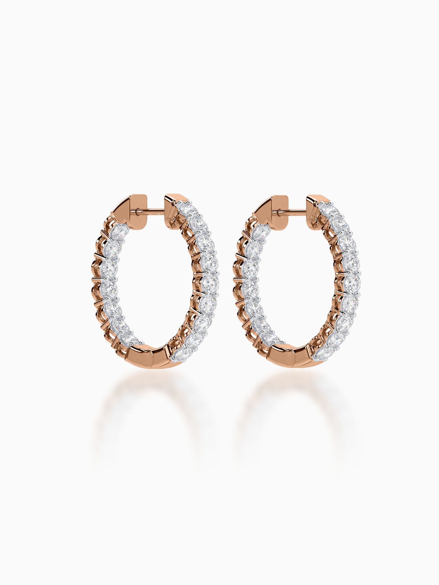 Stunner Diamond Hoop Earrings