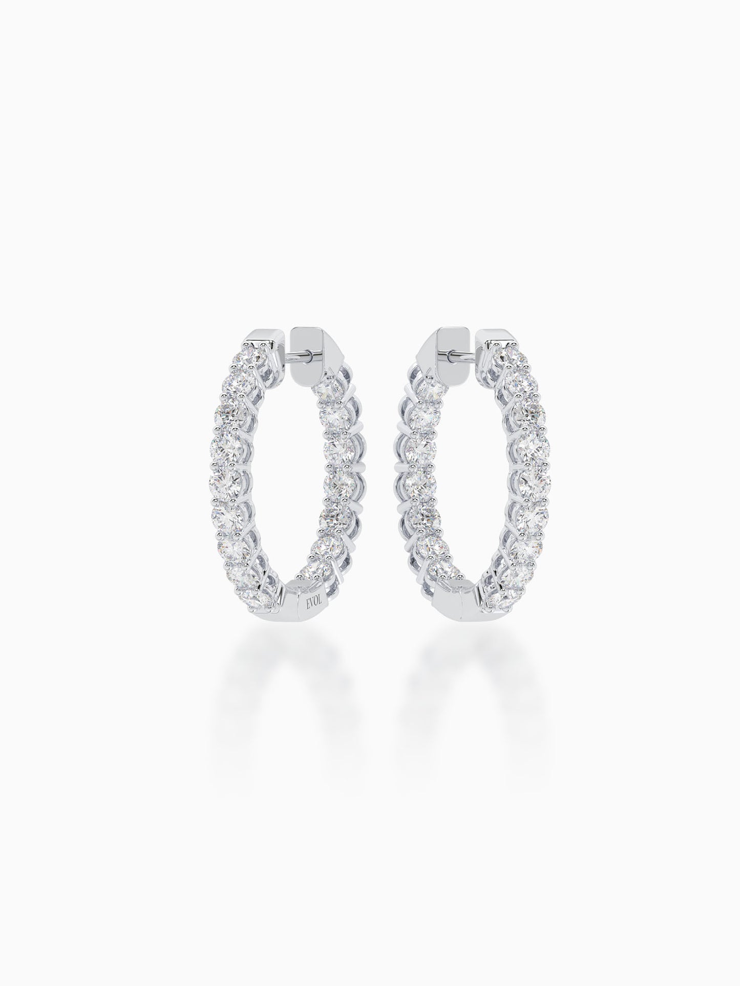 Stunner Diamond Hoop Earrings