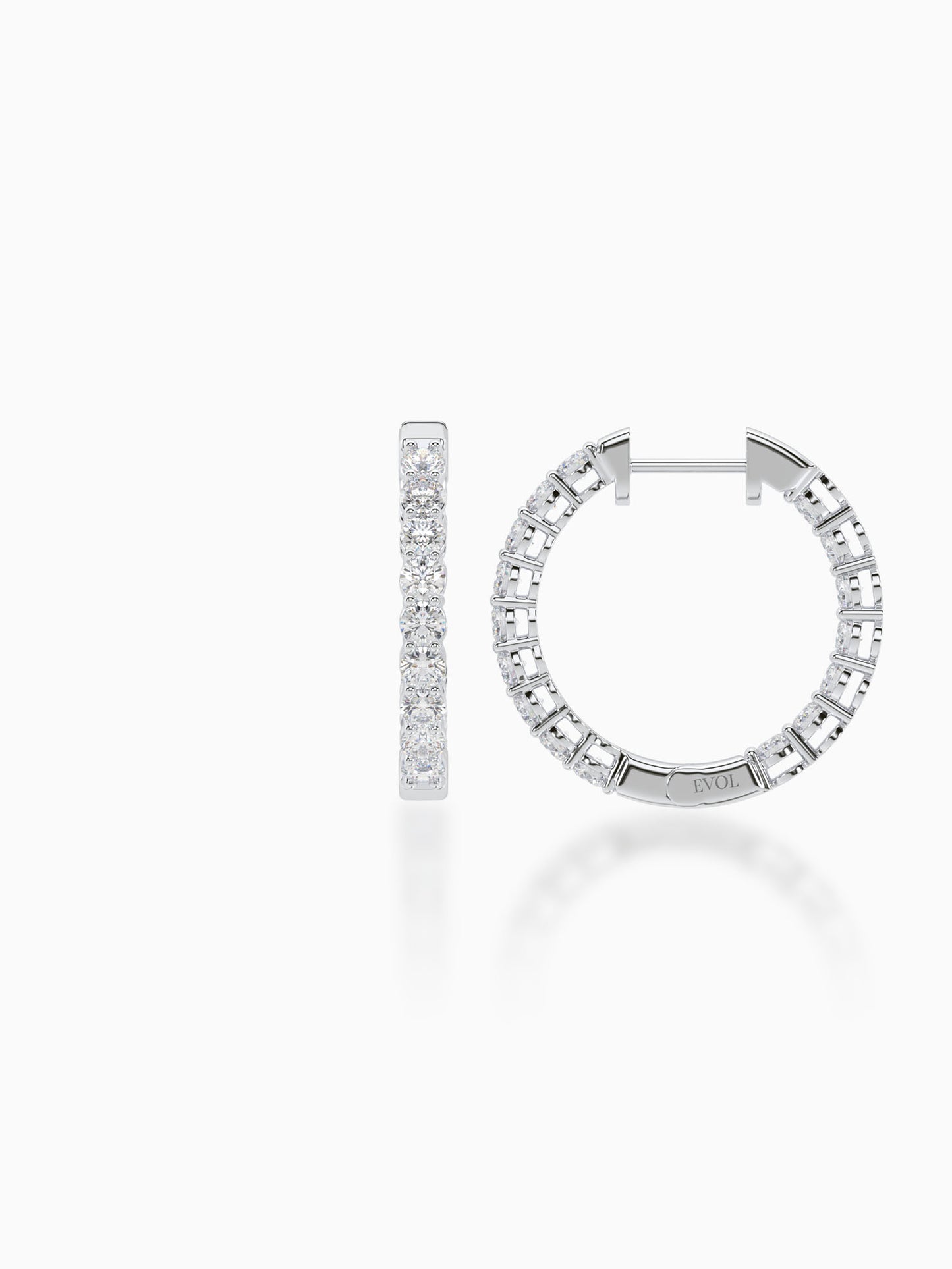 Stunner Diamond Hoop Earrings