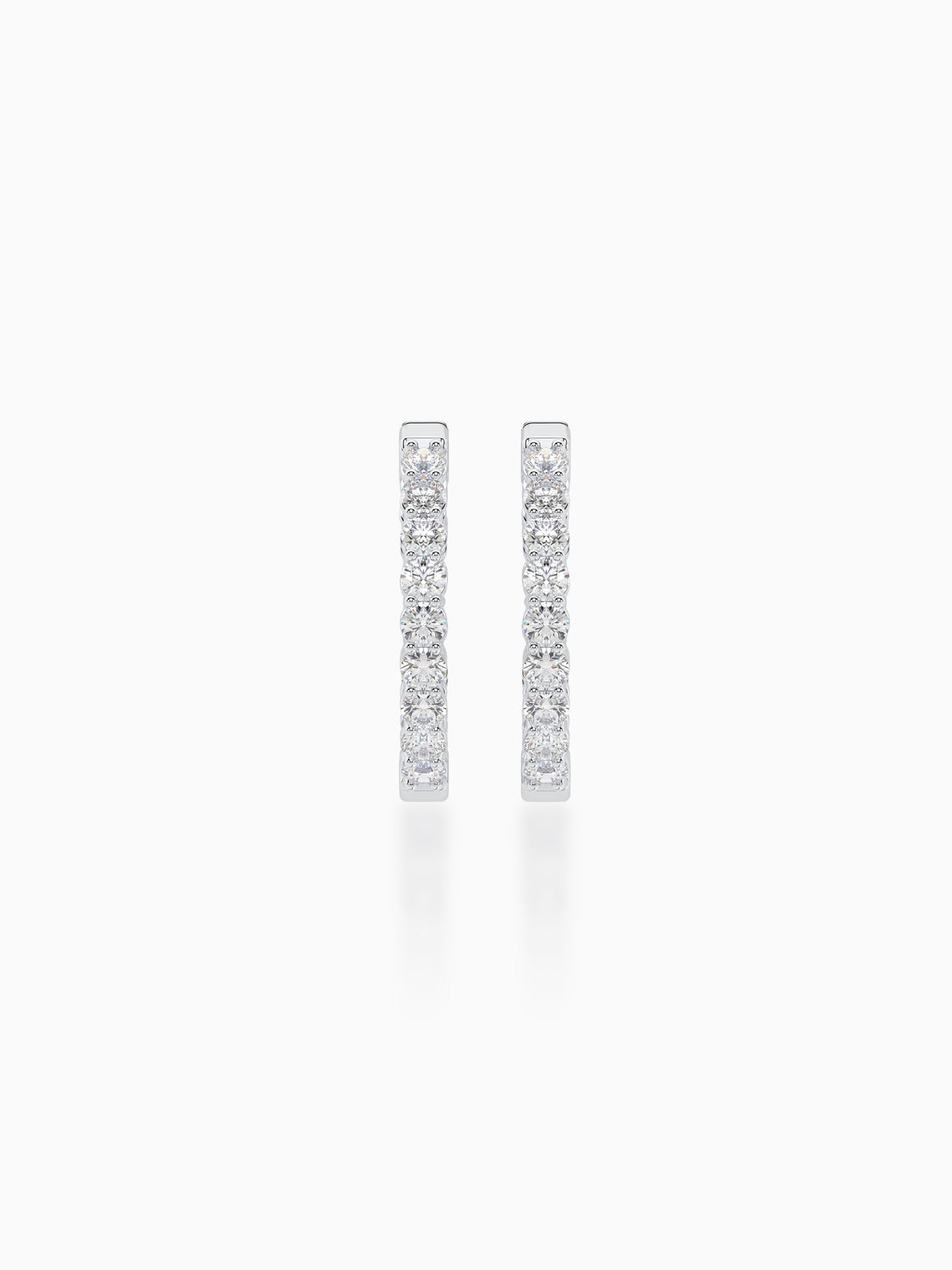 Stunner Diamond Hoop Earrings