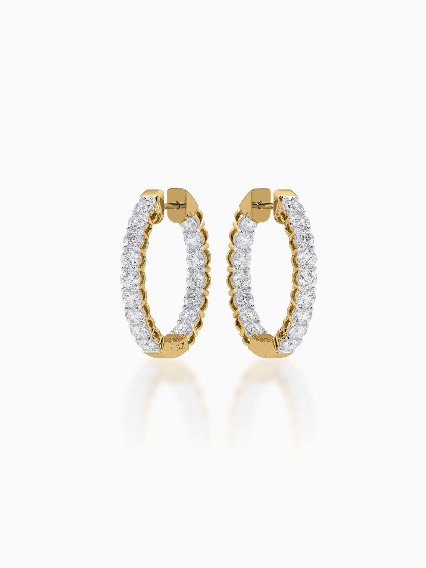 Stunner Diamond Hoop Earrings