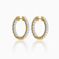 Stunner Diamond Hoop Earrings