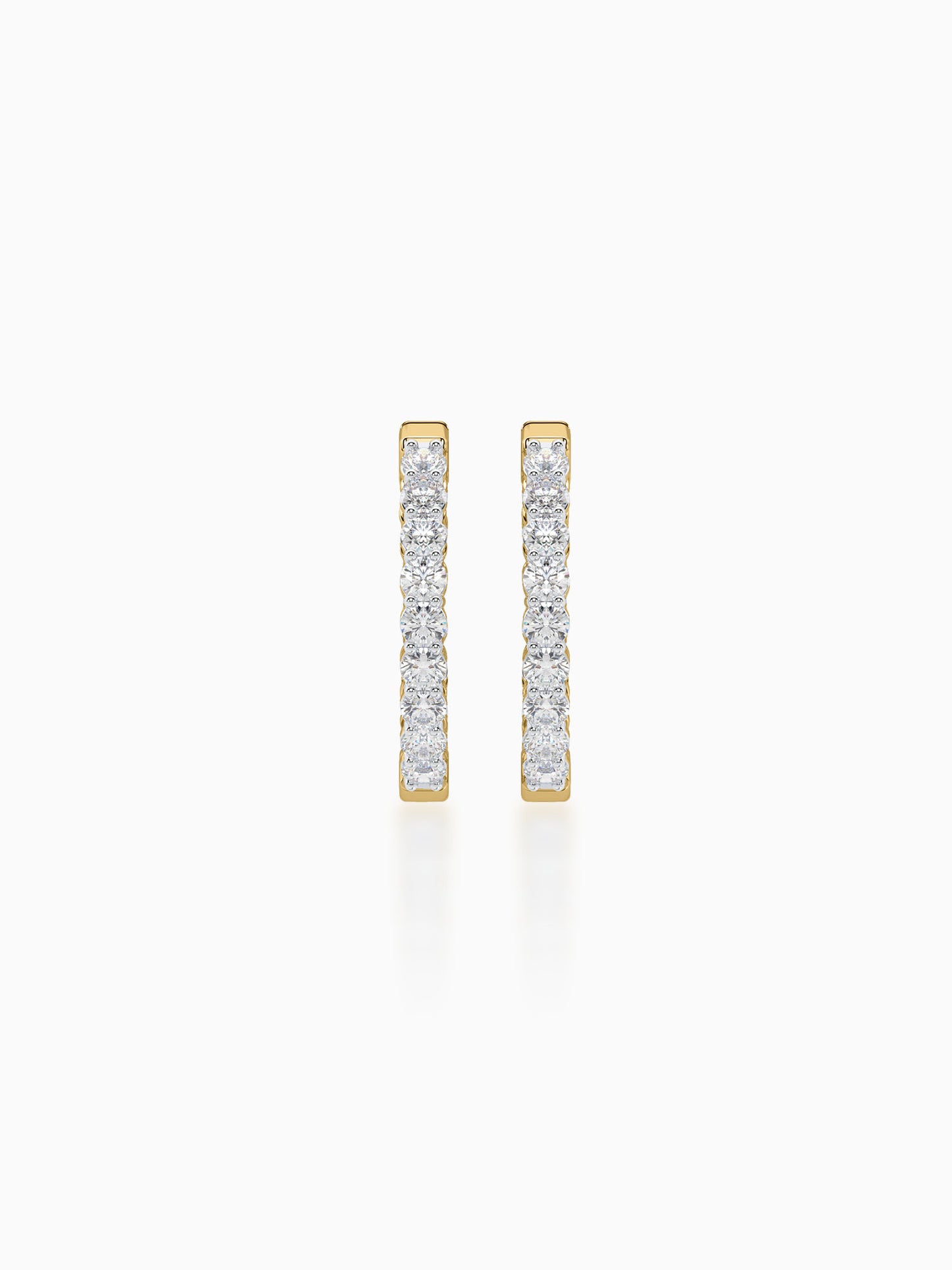 Stunner Diamond Hoop Earrings