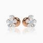 Floret Diamond Stud Earrings